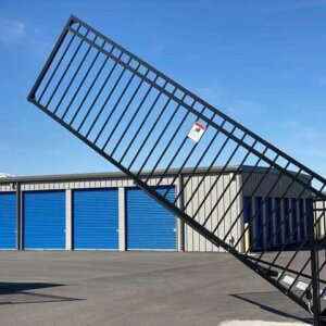Vertical Pivot Gate System - Commercial Motor, Lift System, and Gate 14' to 20'